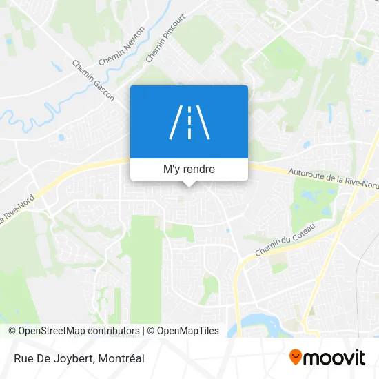Rue De Joybert plan