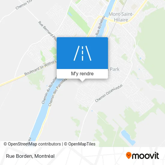 Rue Borden plan
