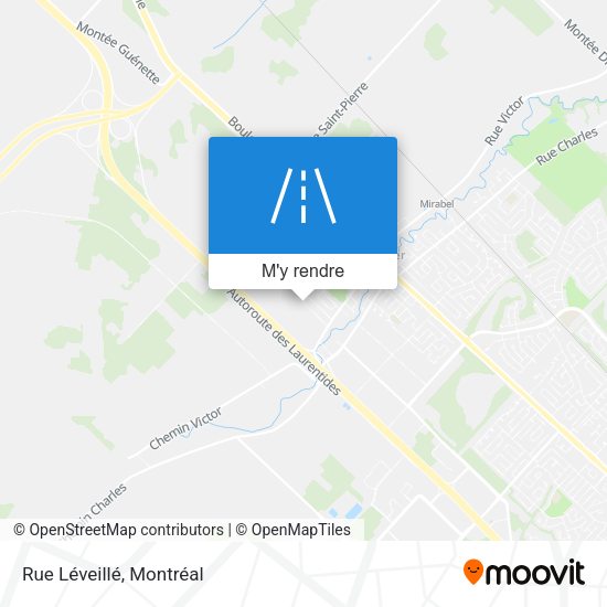 Rue Léveillé plan