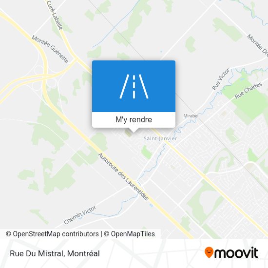 Rue Du Mistral plan