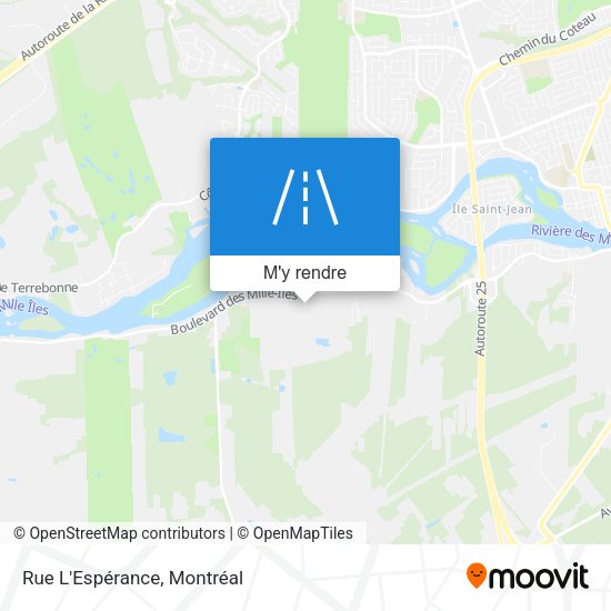 Rue L'Espérance plan