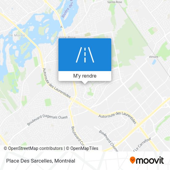 Place Des Sarcelles plan