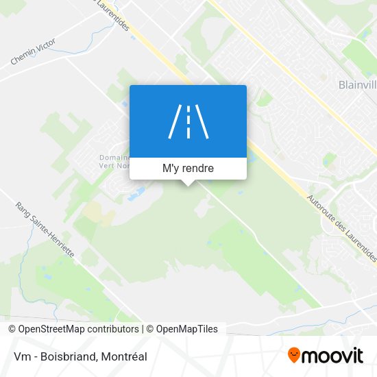 Vm - Boisbriand plan