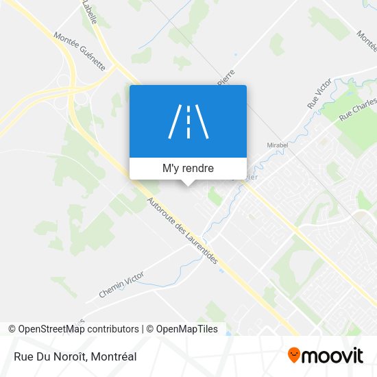 Rue Du Noroît plan