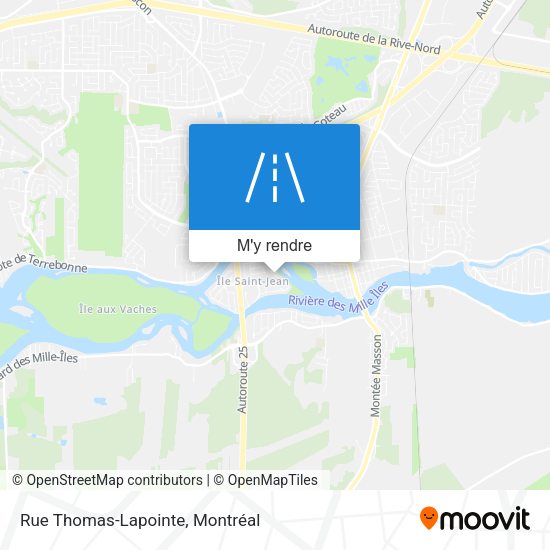 Rue Thomas-Lapointe plan