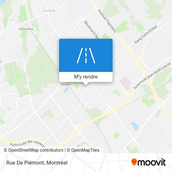 Rue De Piémont plan