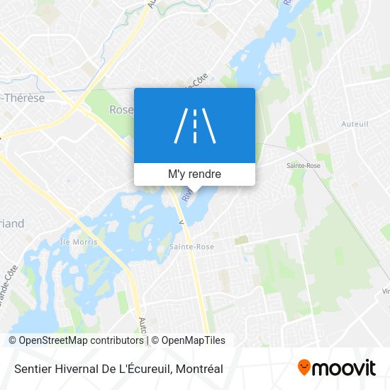 Sentier Hivernal De L'Écureuil plan
