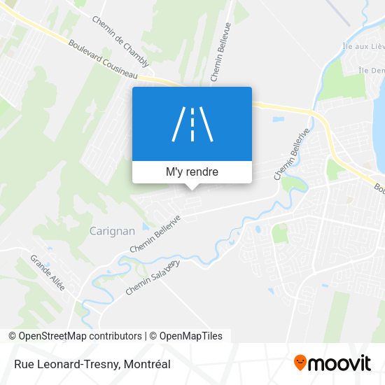 Rue Leonard-Tresny plan