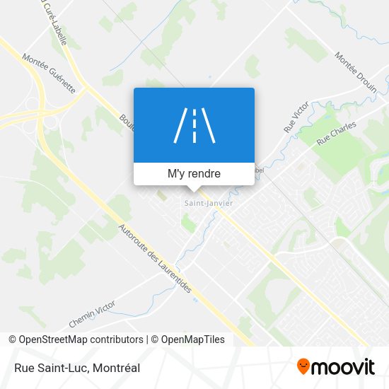 Rue Saint-Luc plan