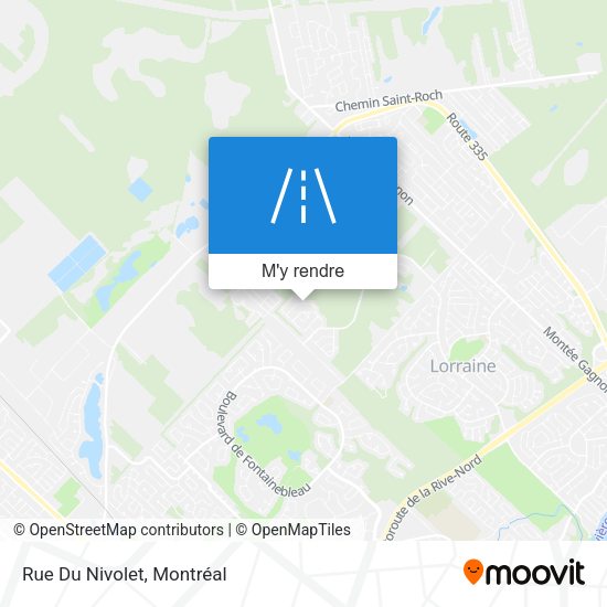 Rue Du Nivolet plan