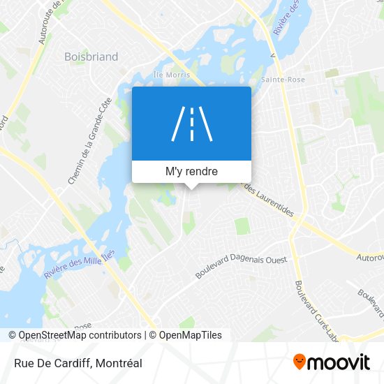 Rue De Cardiff plan