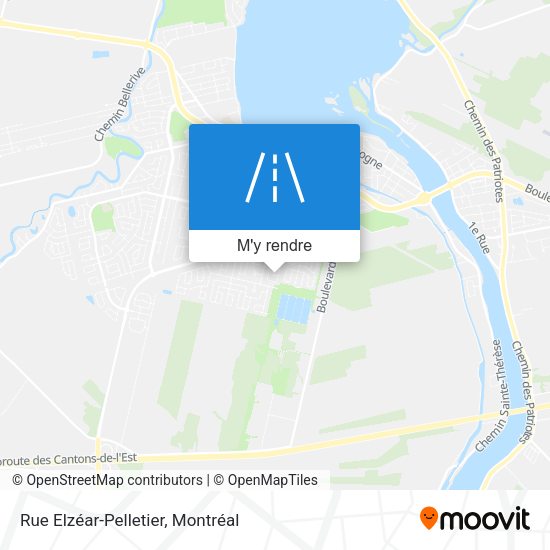 Rue Elzéar-Pelletier plan