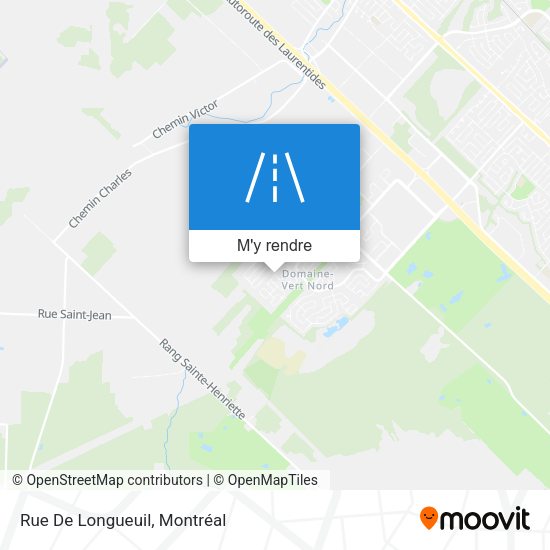Rue De Longueuil plan