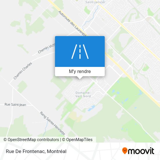Rue De Frontenac plan