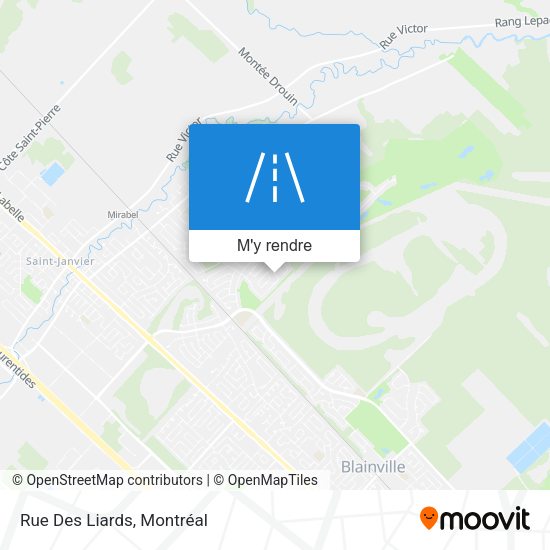 Rue Des Liards plan