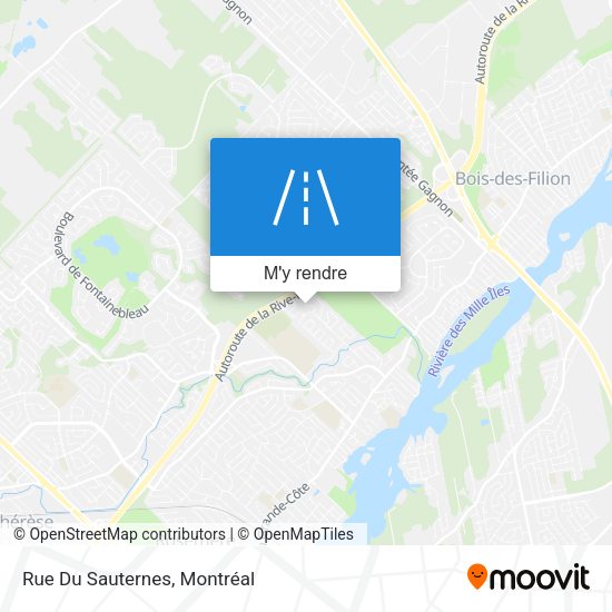Rue Du Sauternes plan