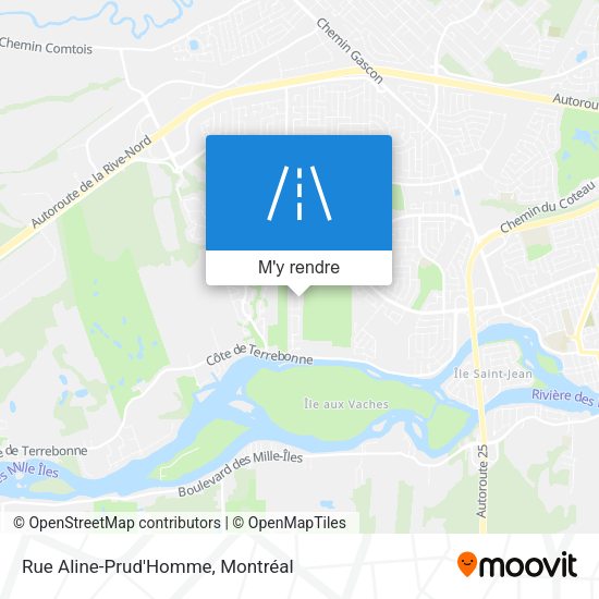 Rue Aline-Prud'Homme plan