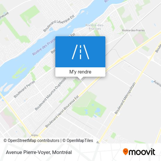 Avenue Pierre-Voyer plan