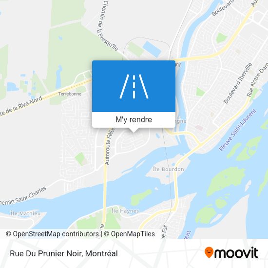 Rue Du Prunier Noir plan