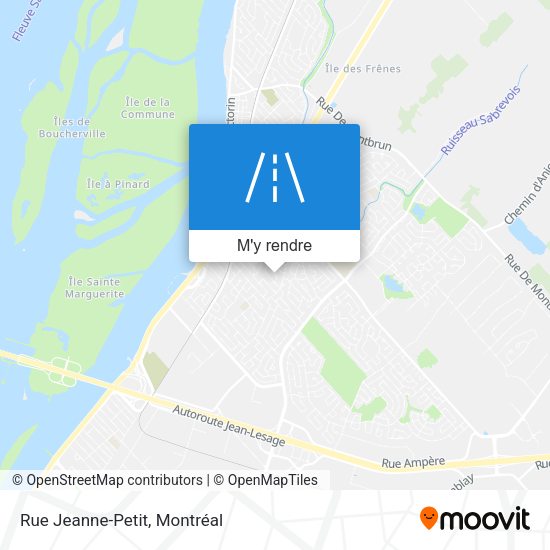 Rue Jeanne-Petit plan