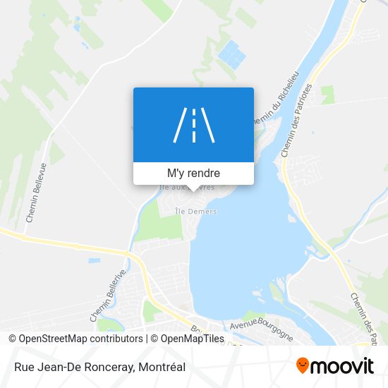 Rue Jean-De Ronceray plan