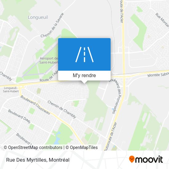 Rue Des Myrtilles plan