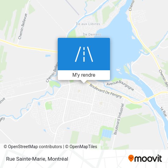 Rue Sainte-Marie plan