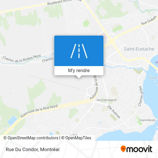 Rue Du Condor plan