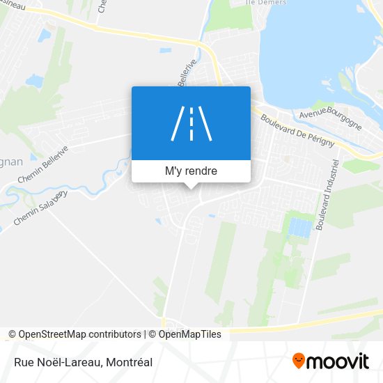Rue Noël-Lareau plan