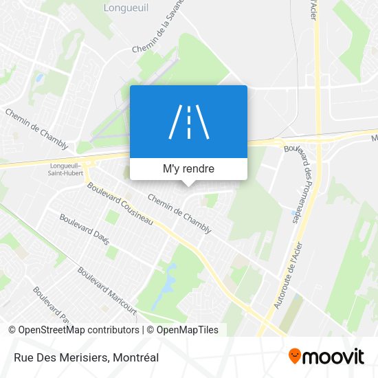 Rue Des Merisiers plan