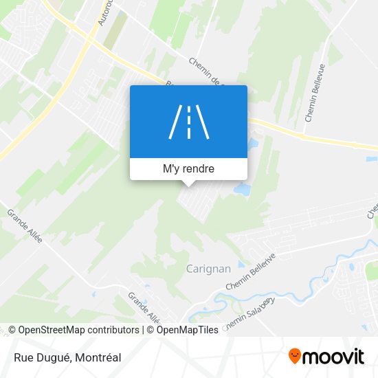 Rue Dugué plan