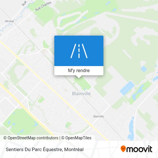 Sentiers Du Parc Équestre plan