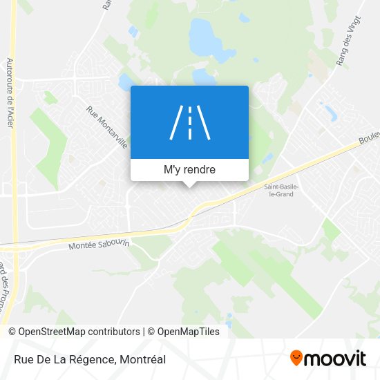 Rue De La Régence plan