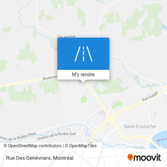 Rue Des Genévriers plan