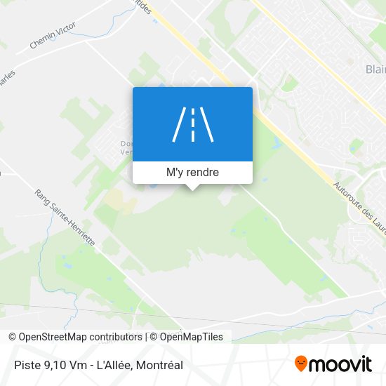 Piste 9,10 Vm - L'Allée plan