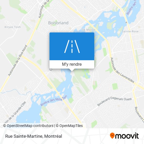 Rue Sainte-Martine plan