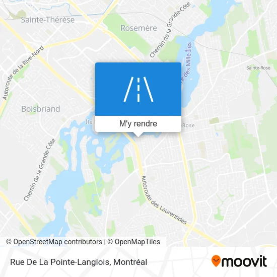 Rue De La Pointe-Langlois plan