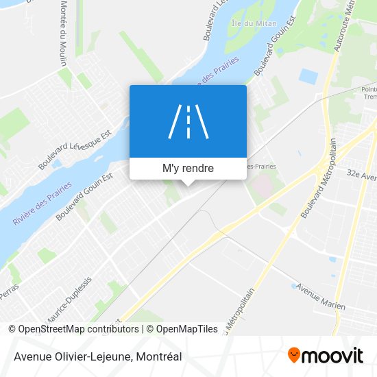 Avenue Olivier-Lejeune plan