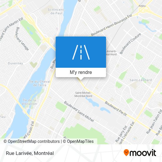 Rue Larivée plan