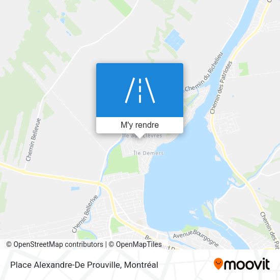 Place Alexandre-De Prouville plan