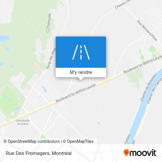 Rue Des Fromagers plan