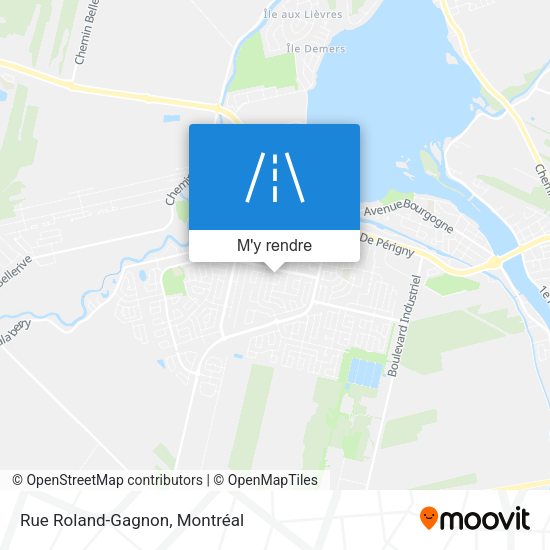 Rue Roland-Gagnon plan