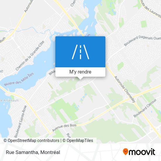 Rue Samantha plan