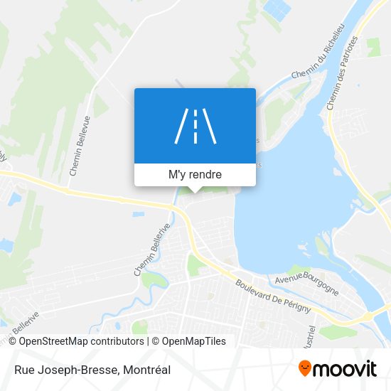 Rue Joseph-Bresse plan