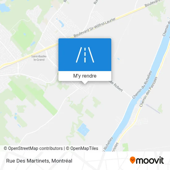 Rue Des Martinets plan