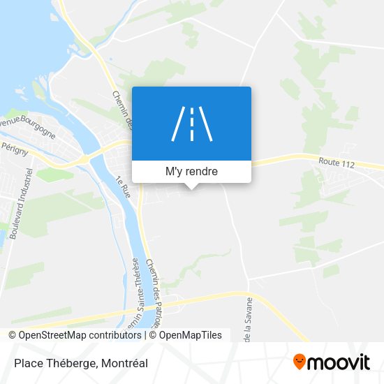 Place Théberge plan