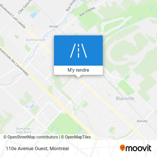 110e Avenue Ouest plan