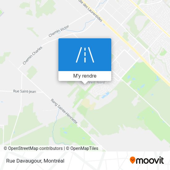 Rue Davaugour plan