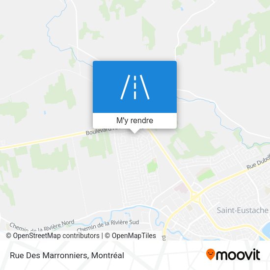 Rue Des Marronniers plan