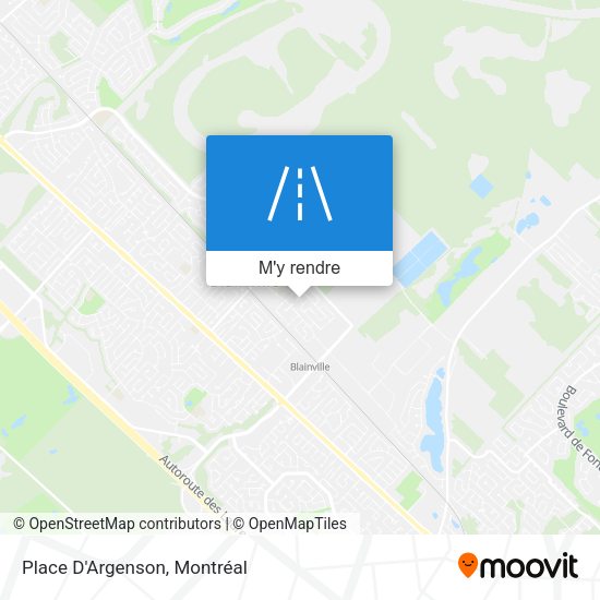 Place D'Argenson plan